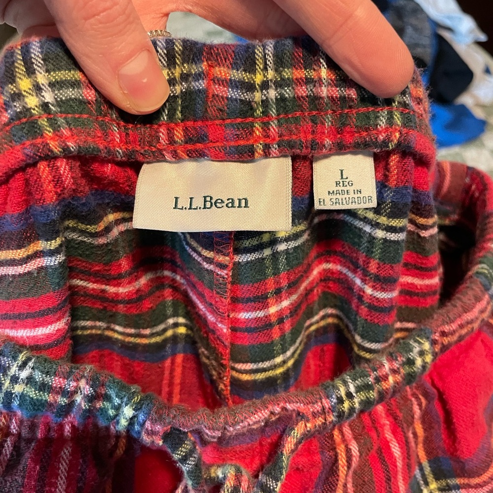 Red Plaid Flannel PJ Set - Picture 3 of 5